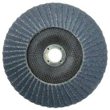 Weiler 7" Tiger X Flap Disc, Flat (TY27), Phenolic Backing, 80Z, 7/8" 51231